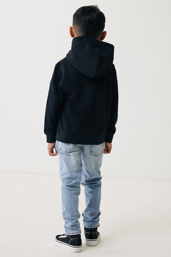 Load image into Gallery viewer, Kids recycled cotton hoodie with sidepockets - Custom Wood Designs

