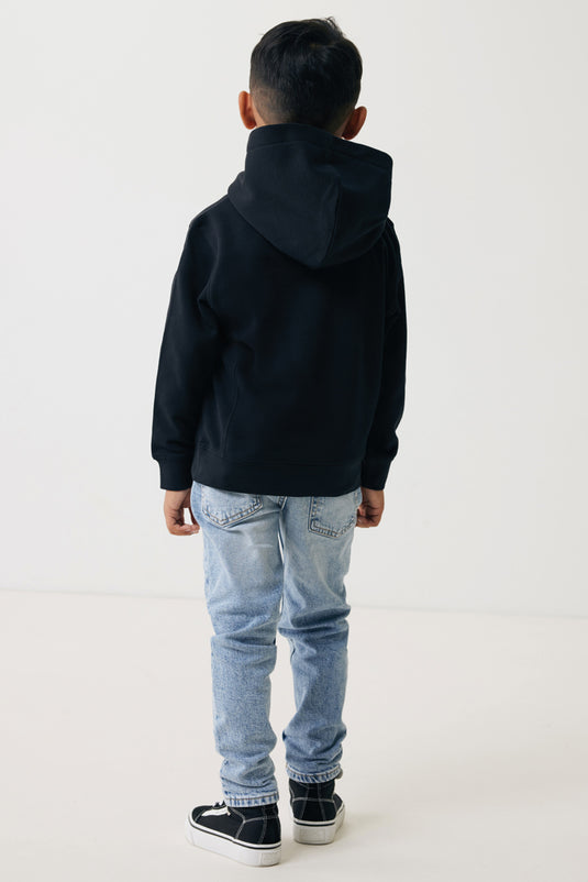Kids recycled cotton hoodie with sidepockets - Custom Wood Designs