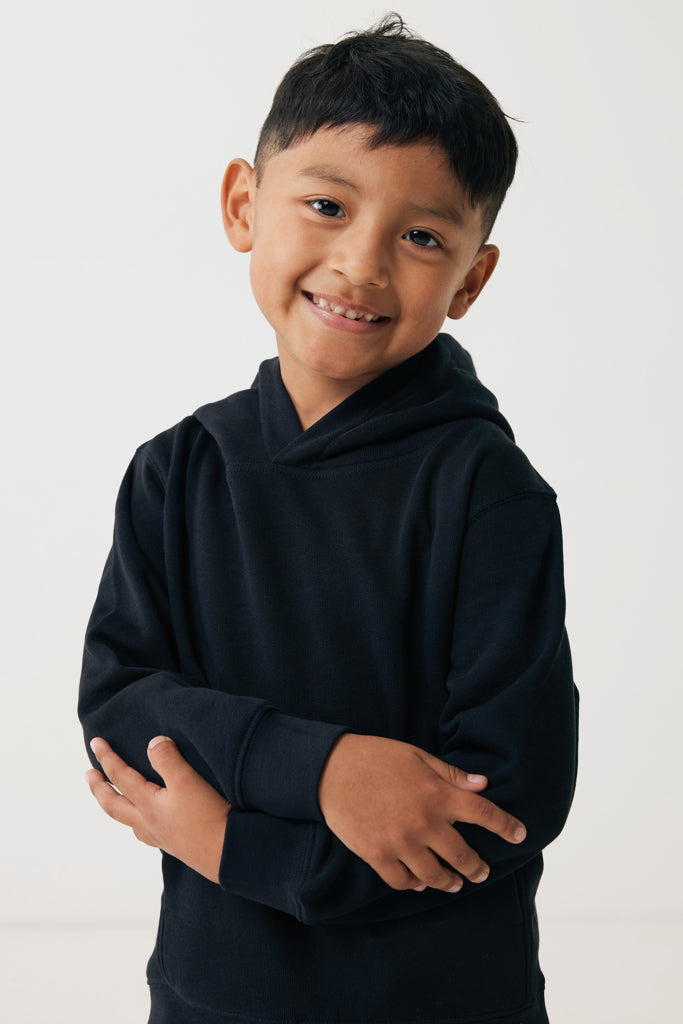 Load image into Gallery viewer, Kids recycled cotton hoodie with sidepockets - Custom Wood Designs
