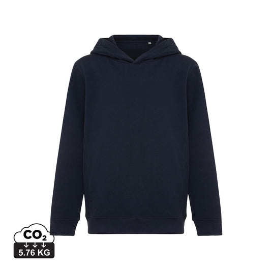 Kids recycled cotton hoodie with sidepockets - Custom Wood Designs