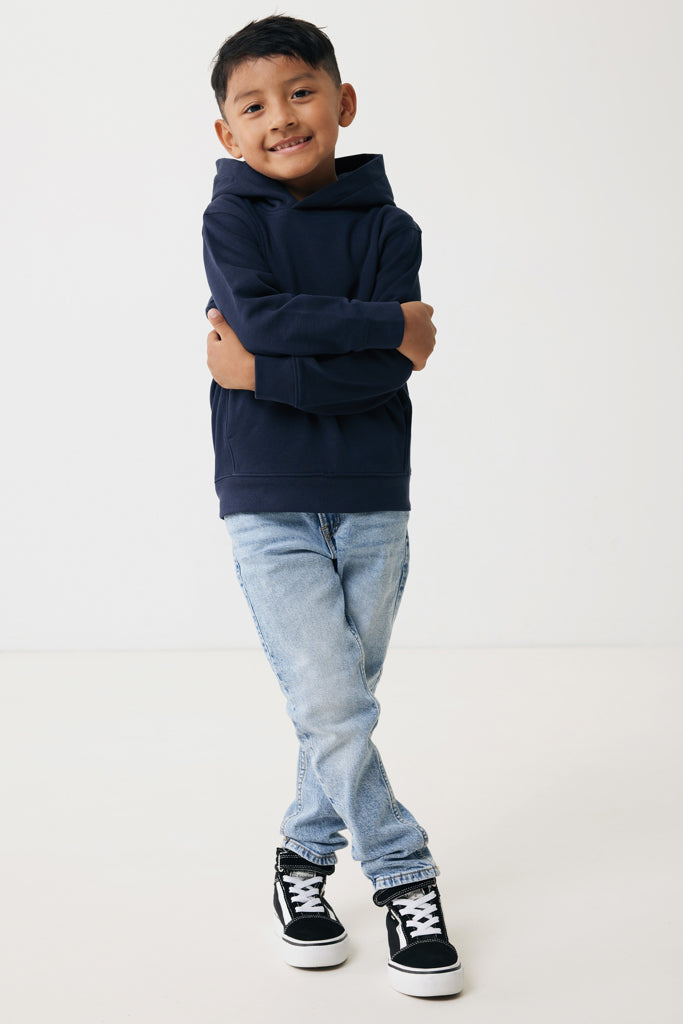 Load image into Gallery viewer, Kids recycled cotton hoodie with sidepockets - Custom Wood Designs
