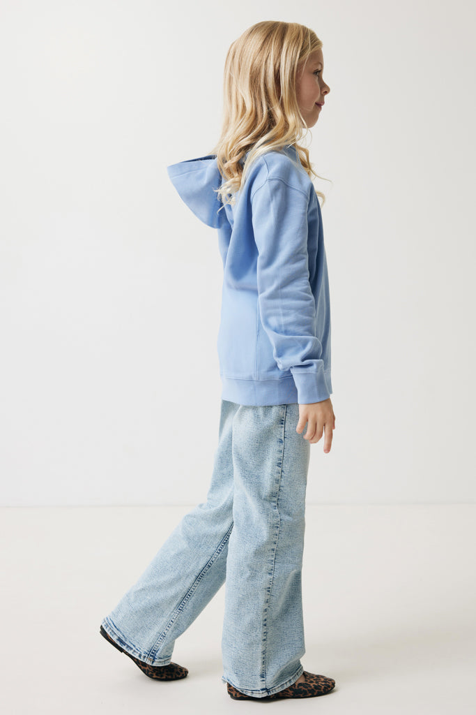Load image into Gallery viewer, Kids recycled cotton hoodie with sidepockets - Custom Wood Designs
