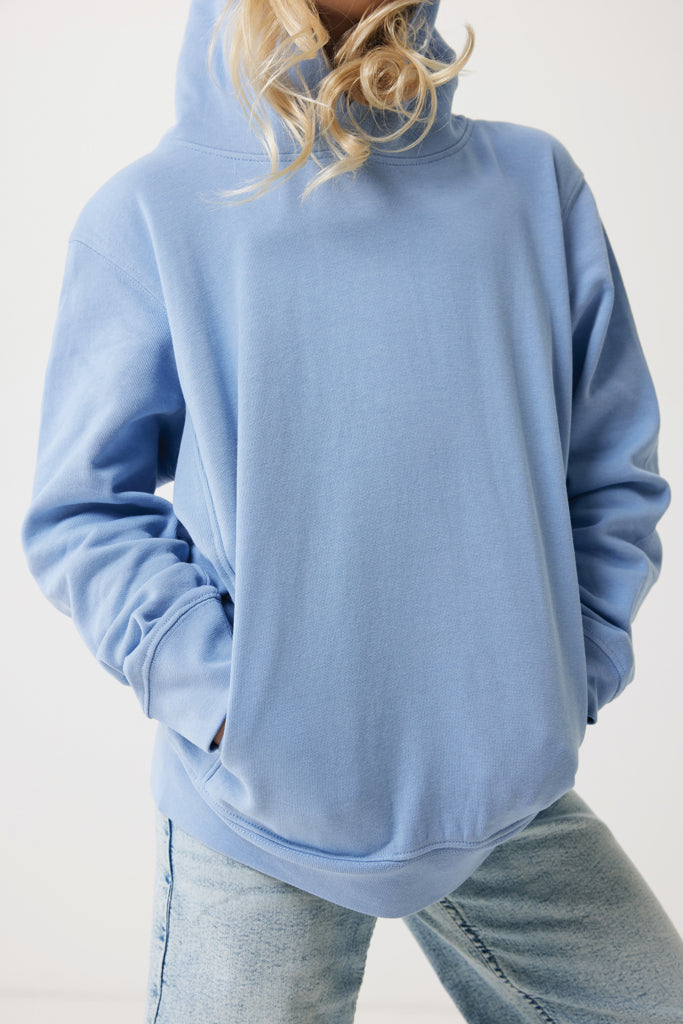 Load image into Gallery viewer, Kids recycled cotton hoodie with sidepockets - Custom Wood Designs
