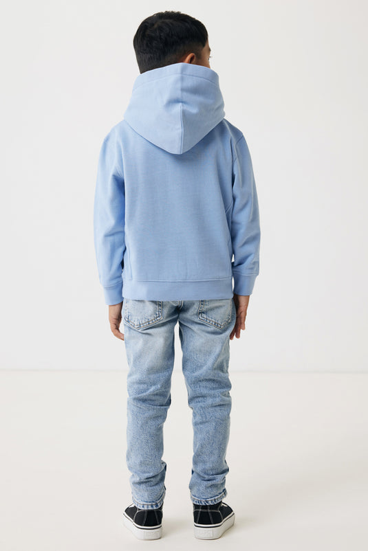 Kids recycled cotton hoodie with sidepockets - Custom Wood Designs