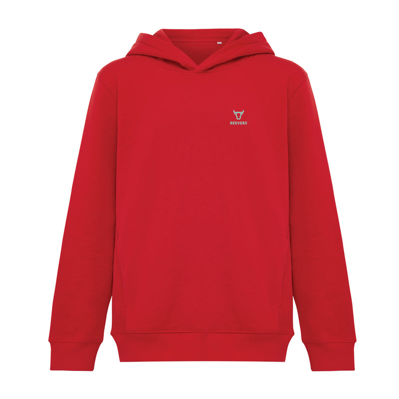 Load image into Gallery viewer, Kids recycled cotton hoodie with sidepockets - Custom Wood Designs
