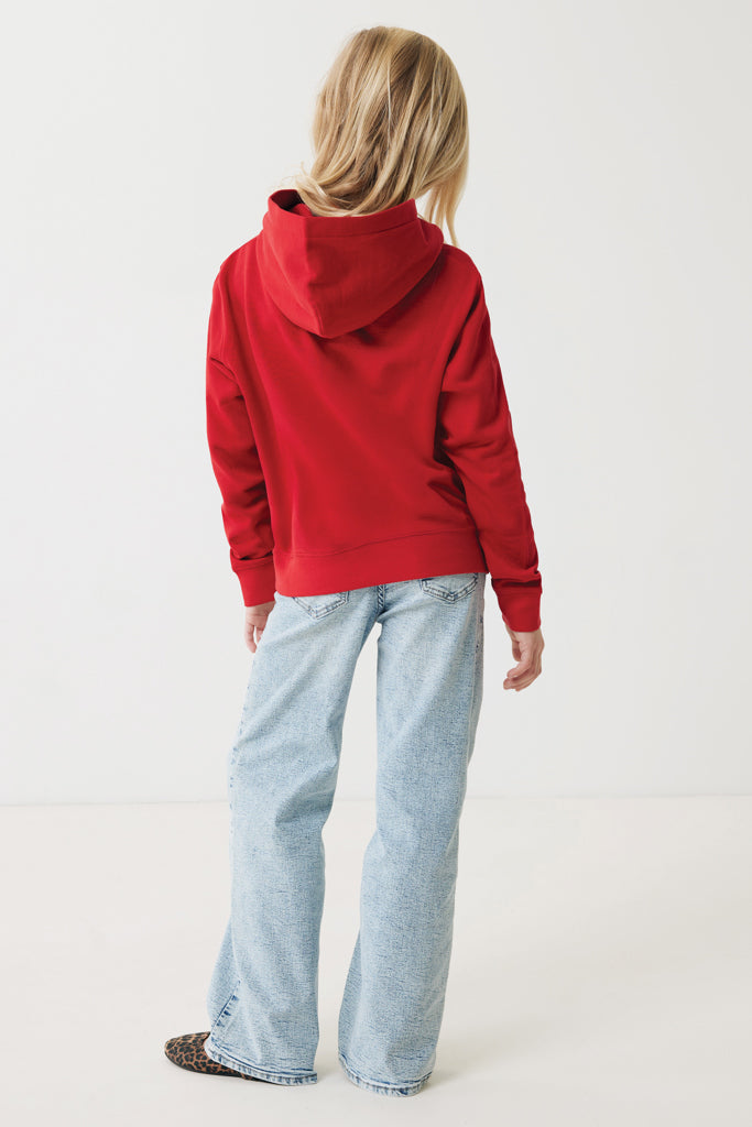 Load image into Gallery viewer, Kids recycled cotton hoodie with sidepockets - Custom Wood Designs
