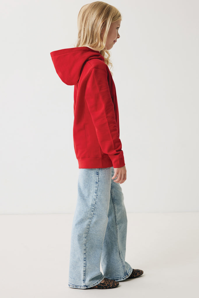 Load image into Gallery viewer, Kids recycled cotton hoodie with sidepockets - Custom Wood Designs
