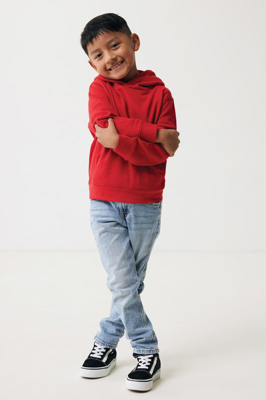 Kids recycled cotton hoodie with sidepockets - Custom Wood Designs
