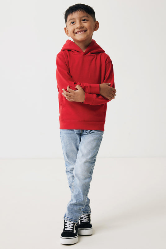Kids recycled cotton hoodie with sidepockets - Custom Wood Designs