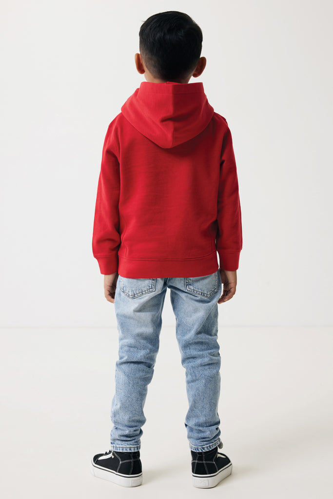 Load image into Gallery viewer, Kids recycled cotton hoodie with sidepockets - Custom Wood Designs
