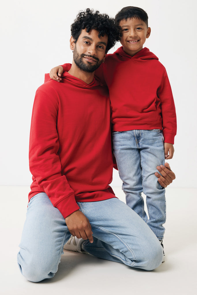 Load image into Gallery viewer, Kids recycled cotton hoodie with sidepockets - Custom Wood Designs
