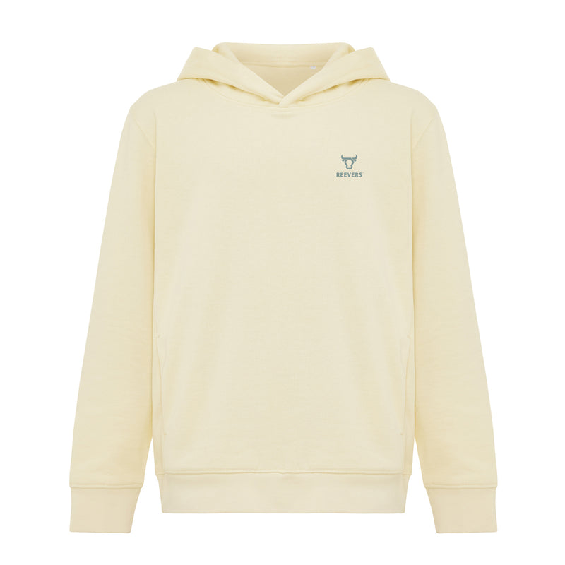 Load image into Gallery viewer, Kids recycled cotton hoodie with sidepockets - Custom Wood Designs
