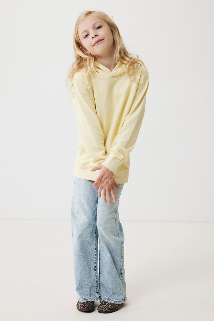 Load image into Gallery viewer, Kids recycled cotton hoodie with sidepockets - Custom Wood Designs
