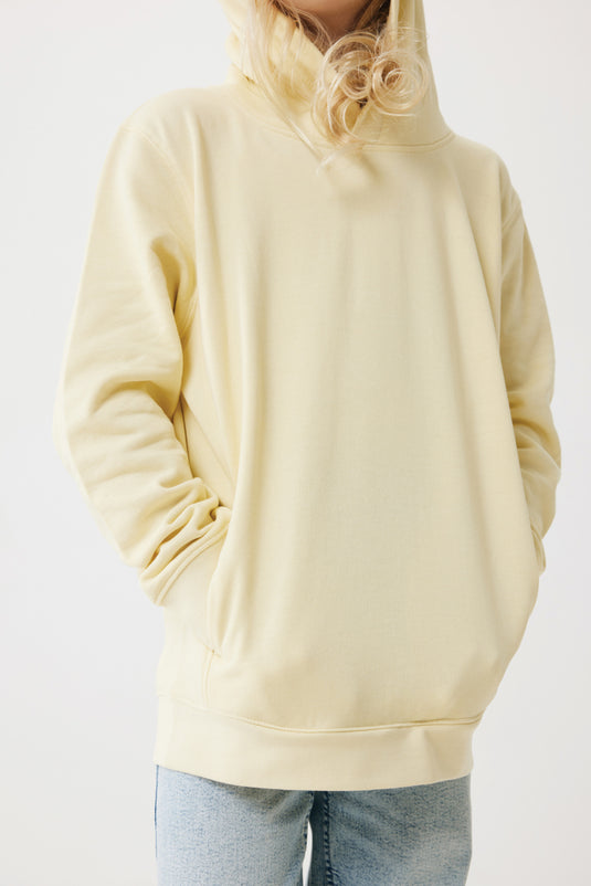 Kids recycled cotton hoodie with sidepockets - Custom Wood Designs