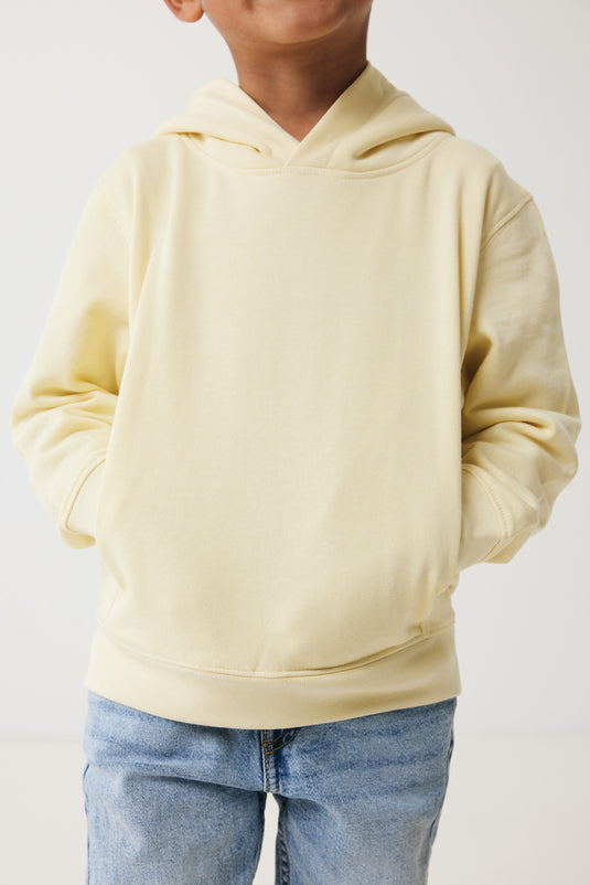 Kids recycled cotton hoodie with sidepockets - Custom Wood Designs
