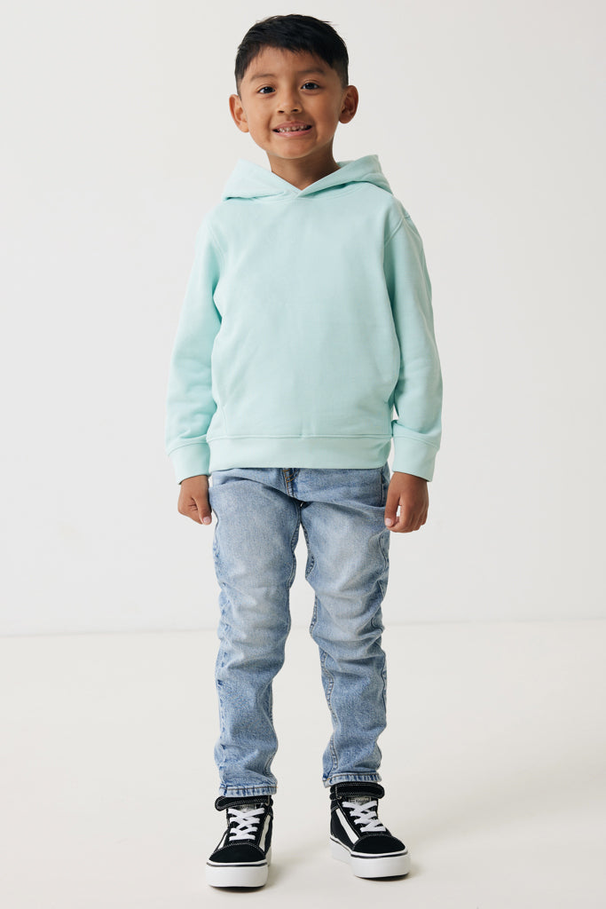 Load image into Gallery viewer, Kids recycled cotton hoodie with sidepockets - Custom Wood Designs
