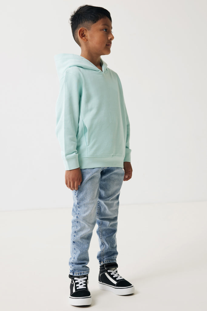 Load image into Gallery viewer, Kids recycled cotton hoodie with sidepockets - Custom Wood Designs
