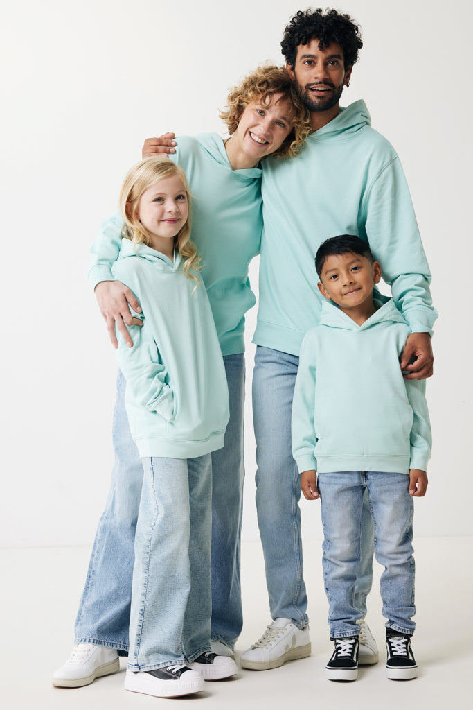 Load image into Gallery viewer, Kids recycled cotton hoodie with sidepockets - Custom Wood Designs
