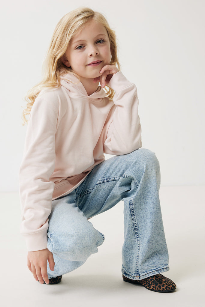 Load image into Gallery viewer, Kids recycled cotton hoodie with sidepockets - Custom Wood Designs
