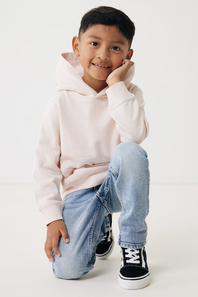 Load image into Gallery viewer, Kids recycled cotton hoodie with sidepockets - Custom Wood Designs
