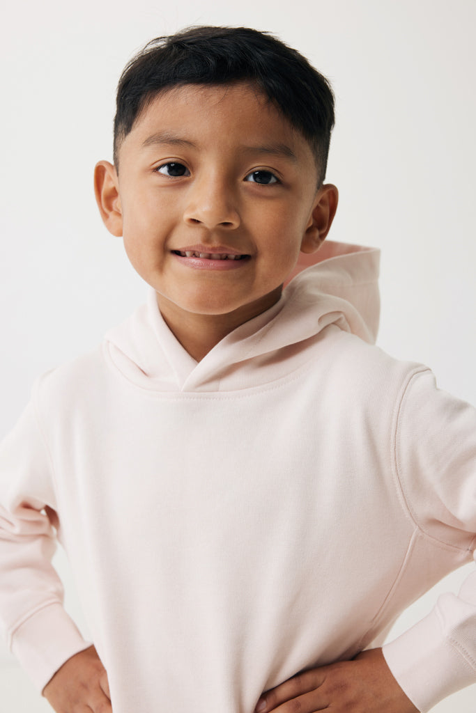 Load image into Gallery viewer, Kids recycled cotton hoodie with sidepockets - Custom Wood Designs
