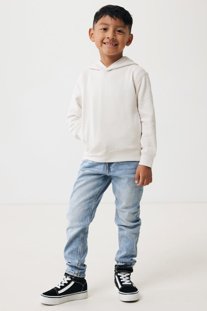 Load image into Gallery viewer, Kids recycled cotton hoodie with sidepockets - Custom Wood Designs
