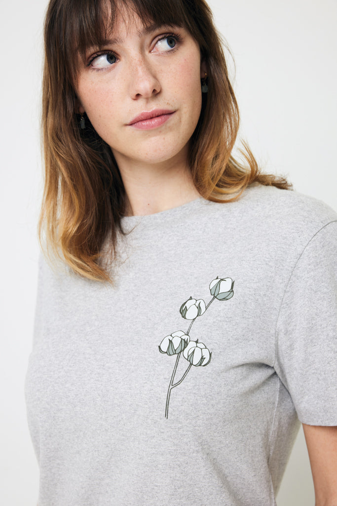 Load image into Gallery viewer, Manue recycled cotton t-shirt undyed - Custom Wood Designs
