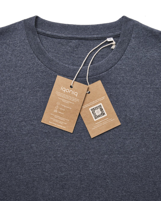 Manue recycled cotton t-shirt undyed - Custom Wood Designs