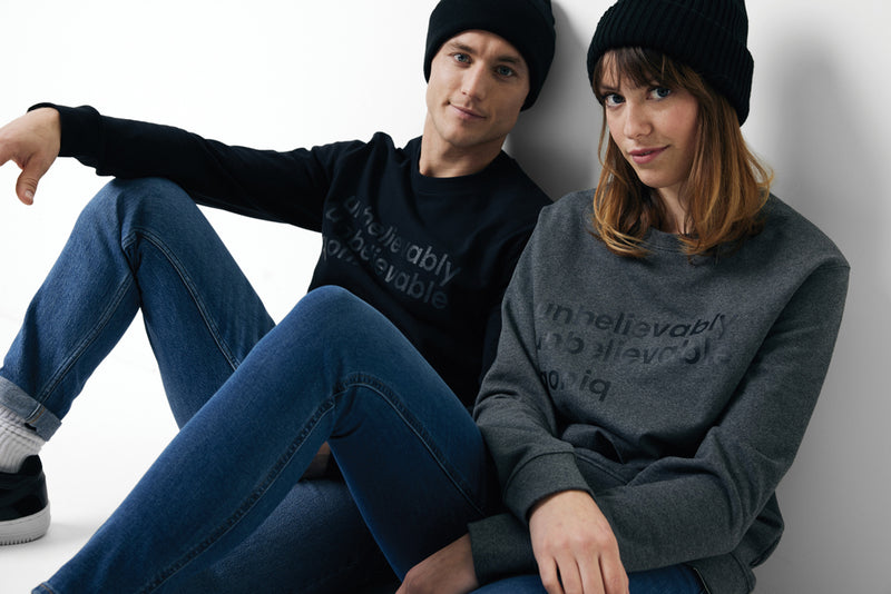 Load image into Gallery viewer, Zio recycled cotton crew neck - Custom Wood Designs
