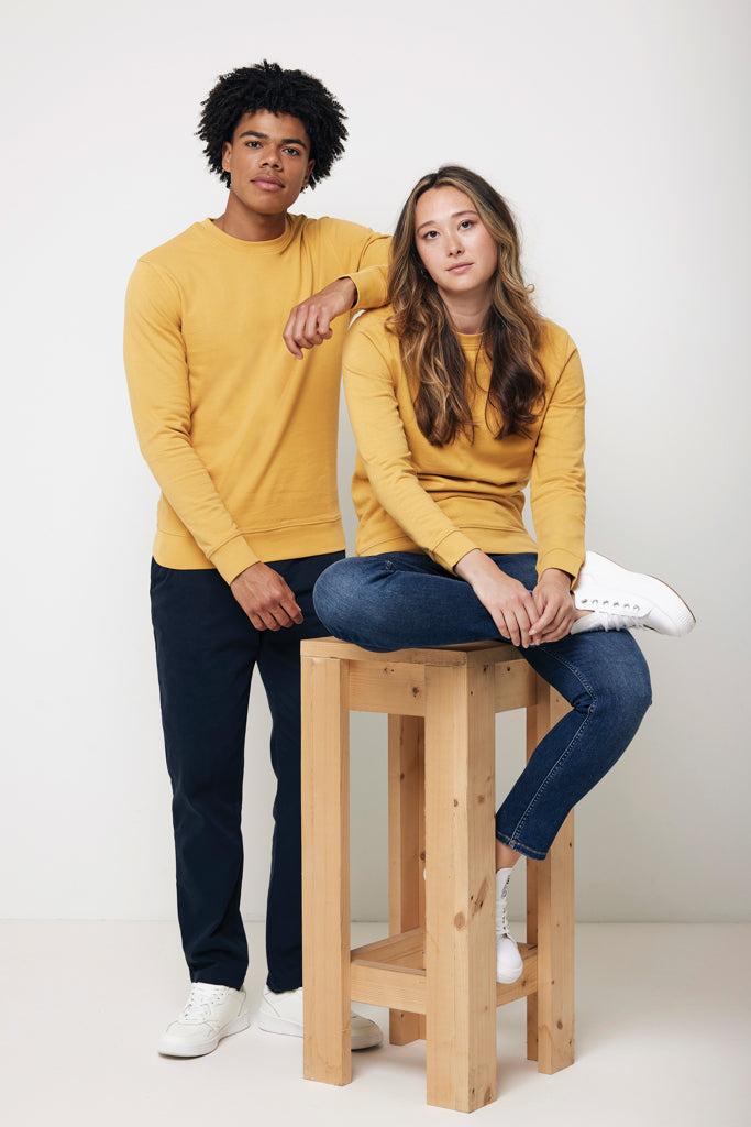 Load image into Gallery viewer, Zio recycled cotton crew neck - Custom Wood Designs

