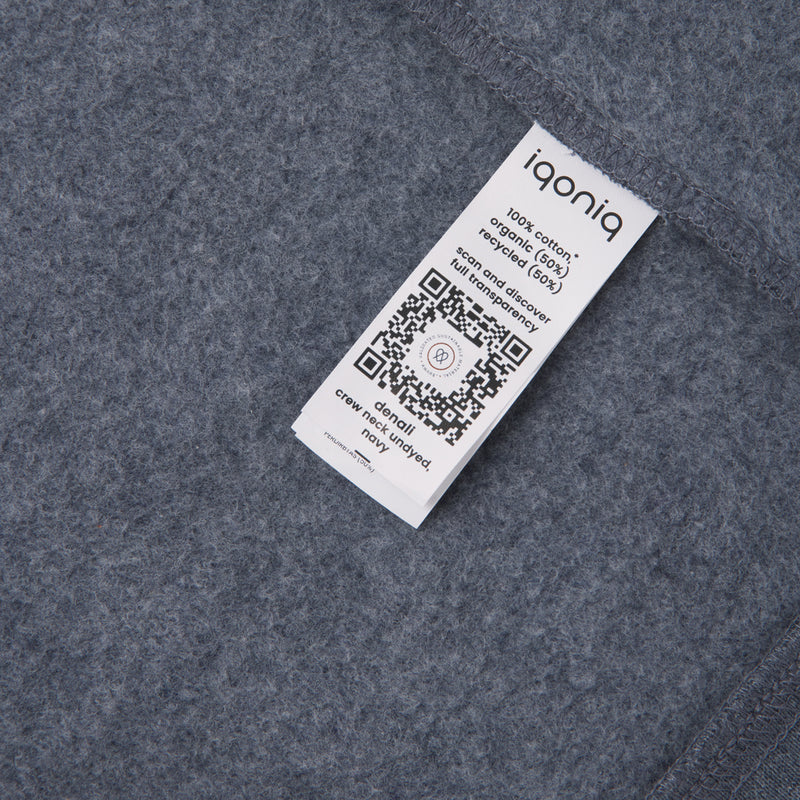 Load image into Gallery viewer, Denal recycled cotton crew neck undyed - Custom Wood Designs
