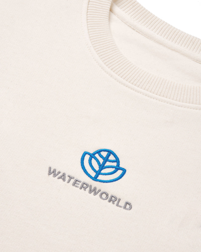 Load image into Gallery viewer, Denal recycled cotton crew neck undyed - Custom Wood Designs
