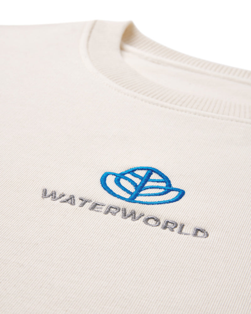 Load image into Gallery viewer, Denal recycled cotton crew neck undyed - Custom Wood Designs
