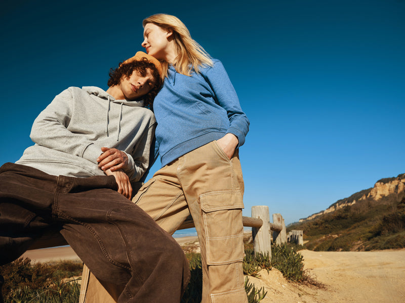 Load image into Gallery viewer, Torre recycled cotton hoodie undyed - Custom Wood Designs
