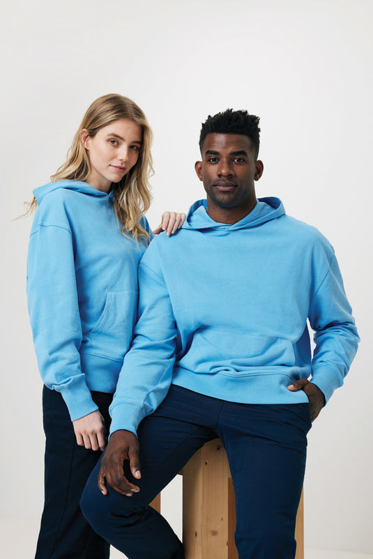 Yoh recycled cotton relaxed hoodie - Custom Wood Designs