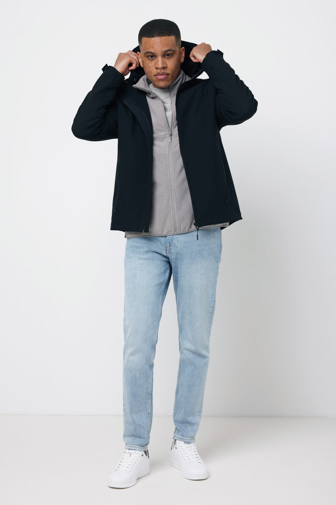 Load image into Gallery viewer, Trivo recycled polyester microfleece hoodie - Custom Wood Designs
