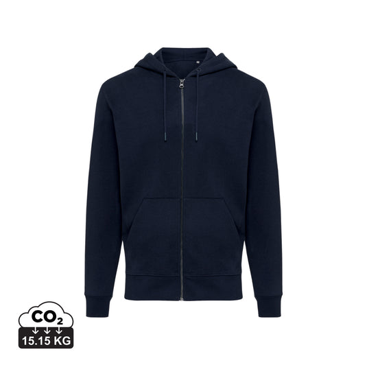 Abisk recycled cotton zip through hoodie - Custom Wood Designs