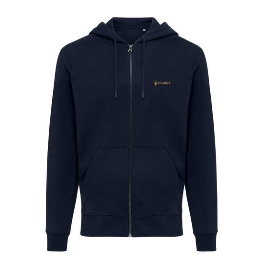 Abisk recycled cotton zip through hoodie - Custom Wood Designs
