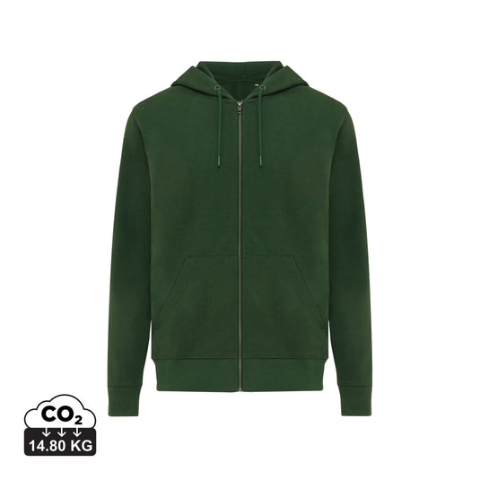 Abisk recycled cotton zip through hoodie - Custom Wood Designs