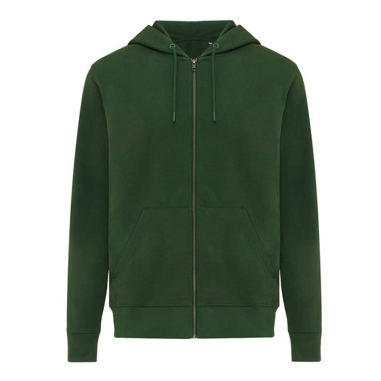 Abisk recycled cotton zip through hoodie - Custom Wood Designs