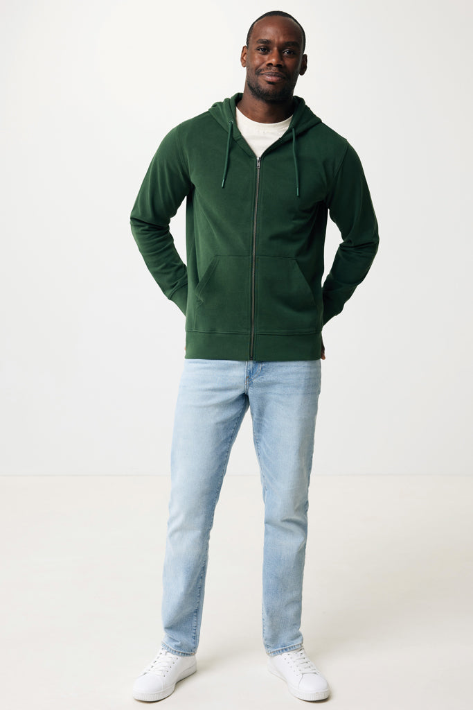 Load image into Gallery viewer, Abisk recycled cotton zip through hoodie - Custom Wood Designs
