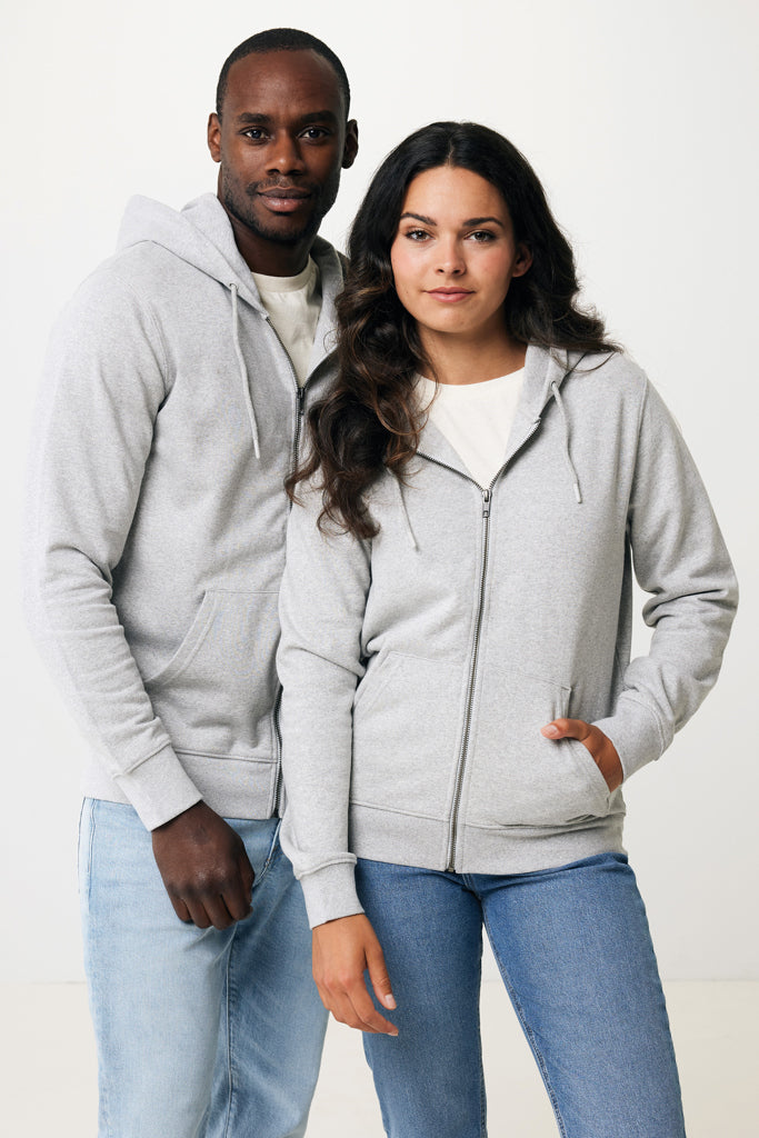 Load image into Gallery viewer, Abisk recycled cotton zip through hoodie - Custom Wood Designs

