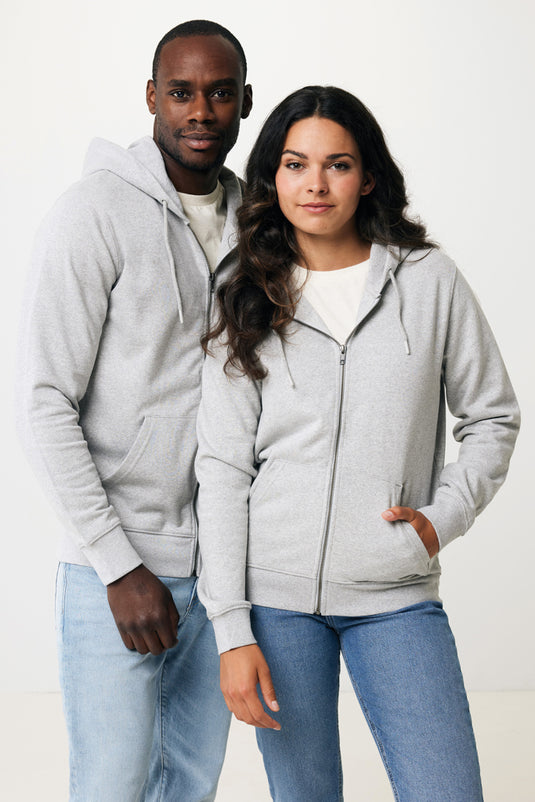 Abisk recycled cotton zip through hoodie - Custom Wood Designs