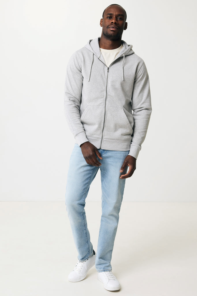 Load image into Gallery viewer, Abisk recycled cotton zip through hoodie - Custom Wood Designs
