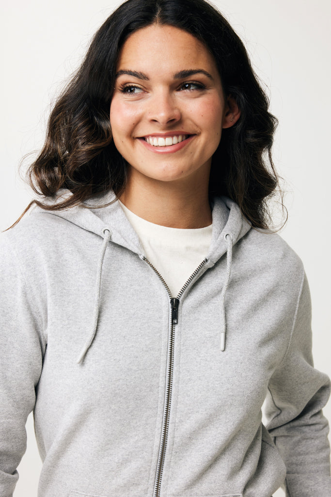 Load image into Gallery viewer, Abisk recycled cotton zip through hoodie - Custom Wood Designs
