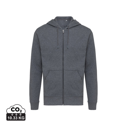 Abisk recycled cotton zip through hoodie - Custom Wood Designs