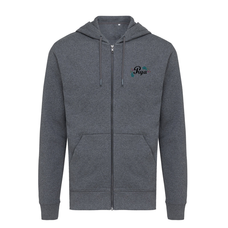 Load image into Gallery viewer, Abisk recycled cotton zip through hoodie - Custom Wood Designs
