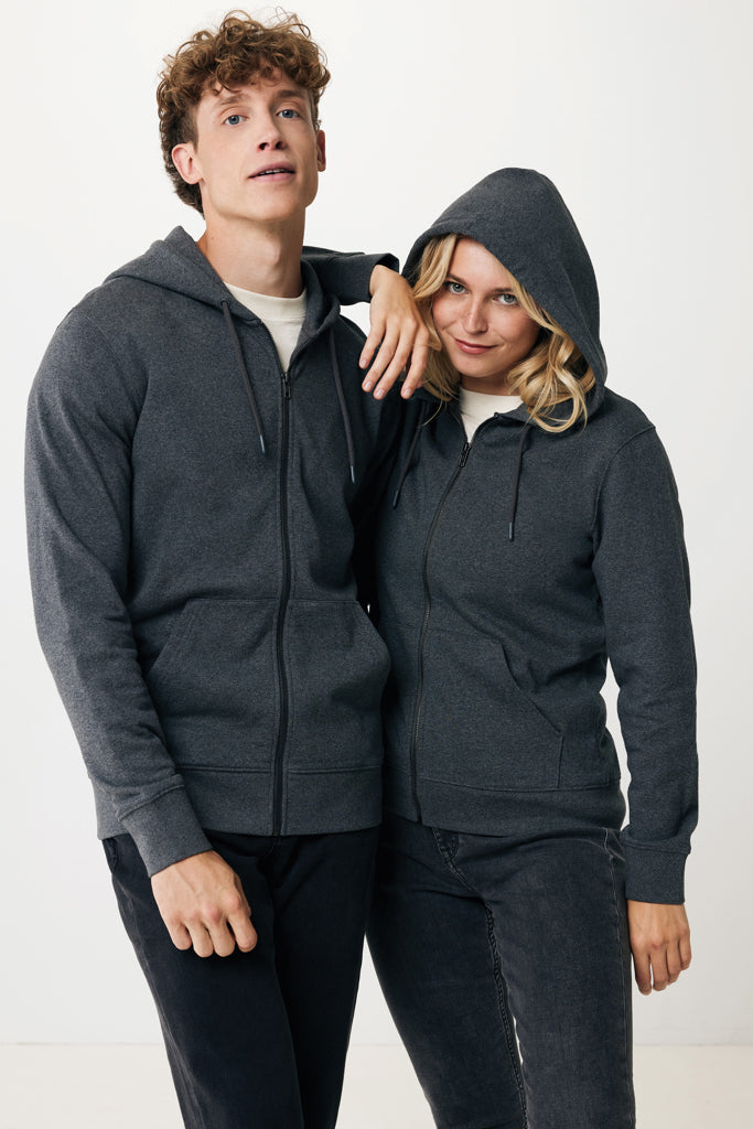 Load image into Gallery viewer, Abisk recycled cotton zip through hoodie - Custom Wood Designs

