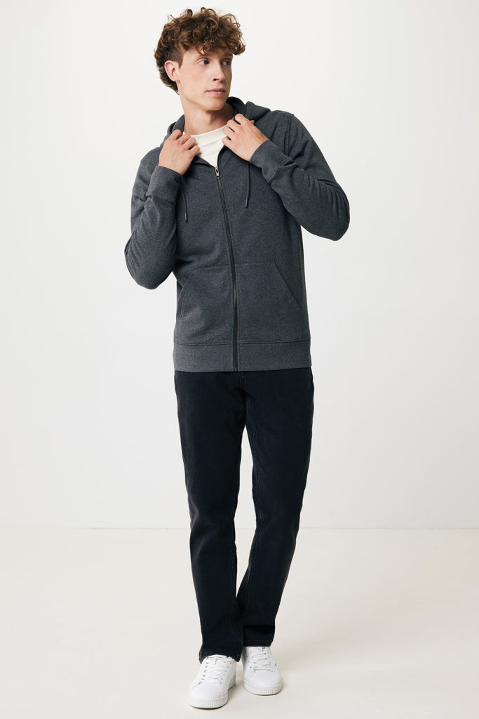 Load image into Gallery viewer, Abisk recycled cotton zip through hoodie - Custom Wood Designs
