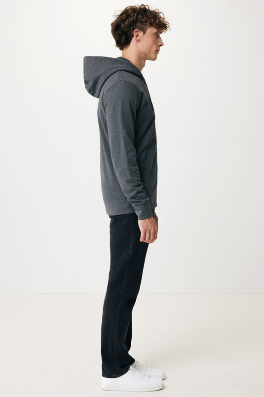 Abisk recycled cotton zip through hoodie - Custom Wood Designs